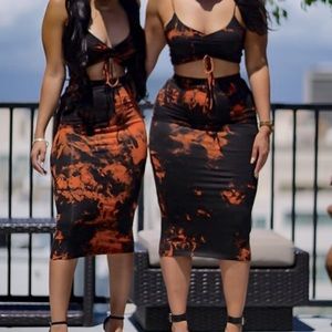 Two piece Tye dye set